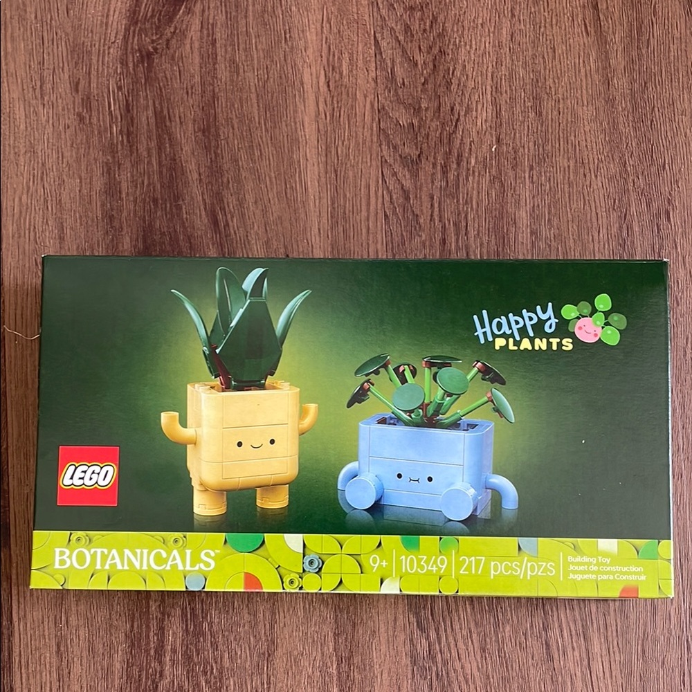 Lego Botanicals 10349 Happy Plants 217 PCS / PZS NWT